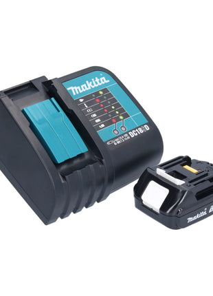 Makita DHP 482 SY1X1W perceuse à percussion sans fil 18 V 62 Nm + 1 batterie 1,5 Ah + chargeur + jeu d'accessoires 74 pièces + mallette