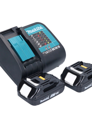 Makita DDF 453 SYX1 taladro atornillador inalámbrico 18 V 42 Nm + 2x baterías 1,5 Ah + cargador + set de accesorios 74 piezas + maletín