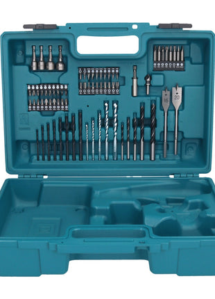 Makita DTD 156 SY1X1 Llave de impacto a batería 18 V 155 Nm 1/4" + 1x batería 1,5 Ah + cargador + set de accesorios 74 piezas + estuche