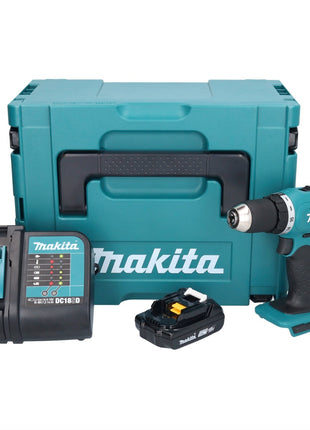 Makita DDF 453 SY1J Akku Bohrschrauber 18 V 42 Nm + 1x Akku 1,5 Ah + Ladegerät + Makpac - Toolbrothers