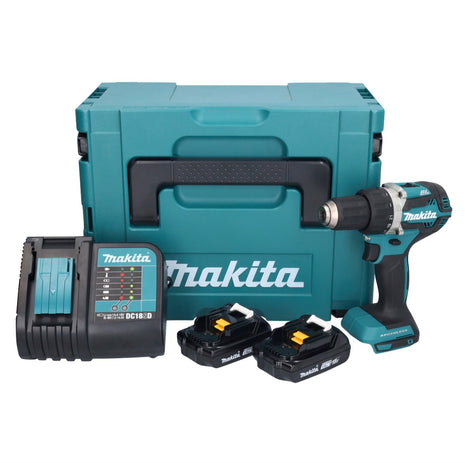 Makita DDF 484 SYJ perceuse/visseuse sans fil 18 V 54 Nm + 2x batterie 1.5 Ah + chargeur + Makpac