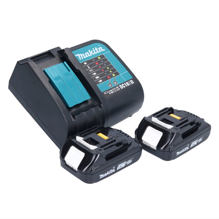 Makita DDF 484 SYJ Akku Bohrschrauber 18 V 54 Nm + 2x Akku 1,5 Ah + Ladegerät + Makpac