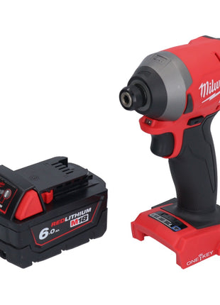 Milwaukee M18 ONEID2-601 Akku Schlagschrauber 18 V 226 Nm 1/4" Brushless + 1x Akku 6,0 Ah - ohne Ladegerät