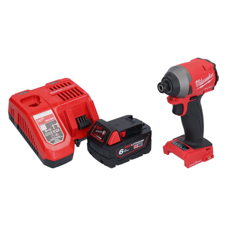 Milwaukee M18 ONEID2-601 llave de impacto inalámbrica 18 V 226 Nm 1/4" sin escobillas + 1x batería 6,0 Ah + cargador