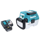 Aspiratore a batteria Makita DVC 750 LRF1 LXT 18 V 67 mbar 7,5 l brushless + 1x batteria ricaricabile 3,0 Ah + caricabatterie