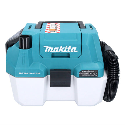Aspiratore a batteria Makita DVC 750 LRF LXT 18 V 67 mbar 7,5 l brushless + 2x batteria ricaricabile 3,0 Ah + caricabatterie