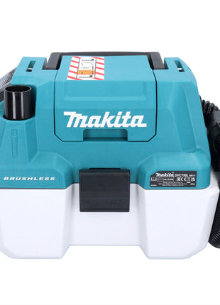 Aspirador de batería Makita DVC 750 LM1 LXT 18 V 67 mbar 7,5 l sin escobillas + 1x batería 4,0 Ah - sin cargador