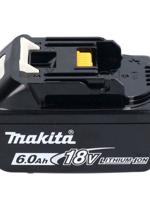 Aspirador de batería Makita DVC 750 LG1 LXT 18 V 67 mbar 7,5 l sin escobillas + 1x batería 6,0 Ah - sin cargador