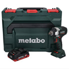 Metabo SSW 18 LT 300 BL 18 V 300 Nm Avvitatore a impulsi senza spazzole + 1x batteria 4,0 Ah + metaBOX - senza caricatore