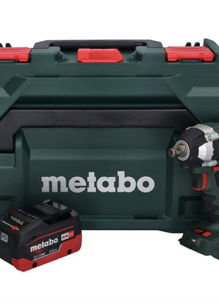 Metabo SSW 18 LT 300 BL Visseuse à choc sans fil 18 V 300 Nm Brushless + 1x batterie 5,5 Ah + metaBOX - sans chargeur