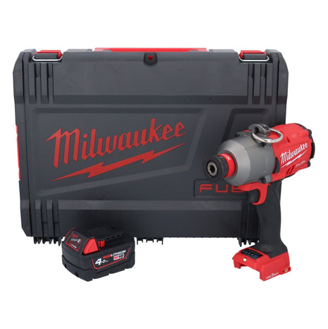 Milwaukee M18 ONEFHIWH716-401X Llave de impacto inalámbrica 18 V 1017 Nm 7/16" sin escobillas + 1x batería 4,0 Ah + caja HD - sin cargador