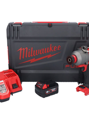 Clé à chocs sans fil Milwaukee M18 ONEFHIWH716-601X 18 V 1017 Nm 7/16" brushless + 1x batterie 6,0 Ah + chargeur + boîtier HD