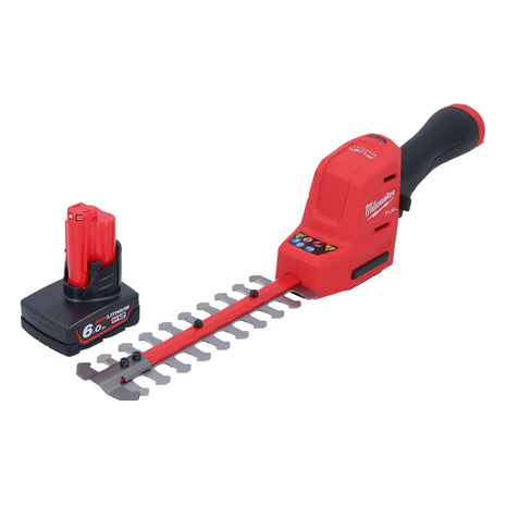 Milwaukee M12 FHT20-601 Akku Strauchschere 12 V 20 cm Brushless + 1x Akku 6,0 Ah - ohne Ladegerät