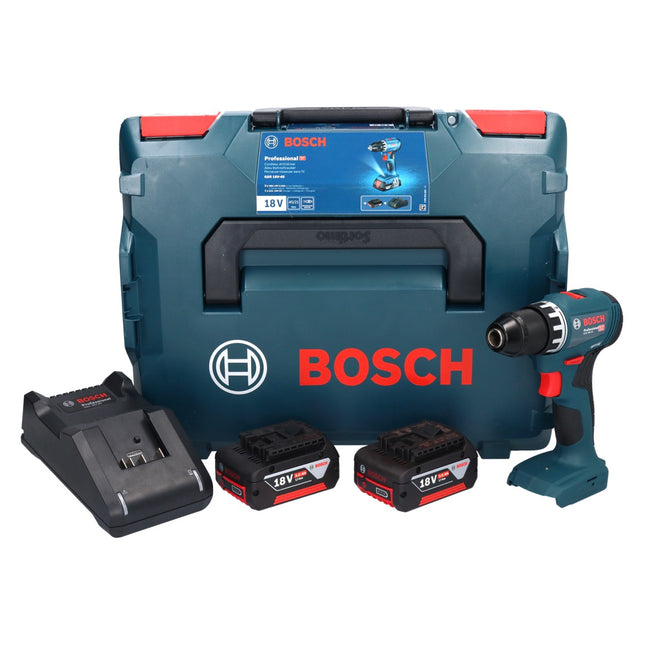 Bosch GSR 18V-45 Akku Bohrschrauber 18 V 45 Nm ( 06019K3204 ) Brushless + 2x Akku 3,0 Ah + Ladegerät + L-Boxx