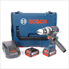 Bosch GSB 18 VE-2-LI Akku Schlagbohrschrauber 18V 80Nm + 2x Akku 4,0Ah + Ladegerät + L-Boxx - Toolbrothers