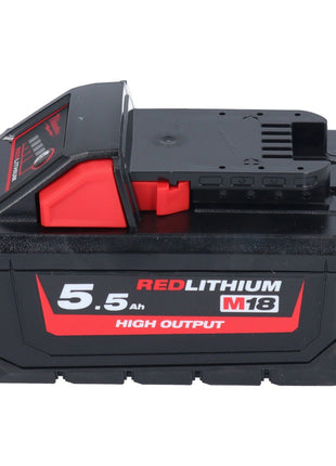 Zestaw startowy Milwaukee M18 NRG-552 High Output 18 V + 2x akumulator 5,5 Ah ( 2x 4932464712 ) + ładowarka M12-18 FC ( 4932451079 )