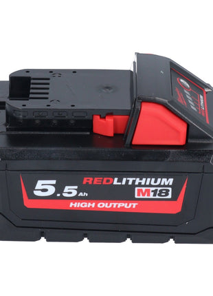 Zestaw startowy Milwaukee M18 NRG-552 High Output 18 V + 2x akumulator 5,5 Ah ( 2x 4932464712 ) + ładowarka M12-18 FC ( 4932451079 )