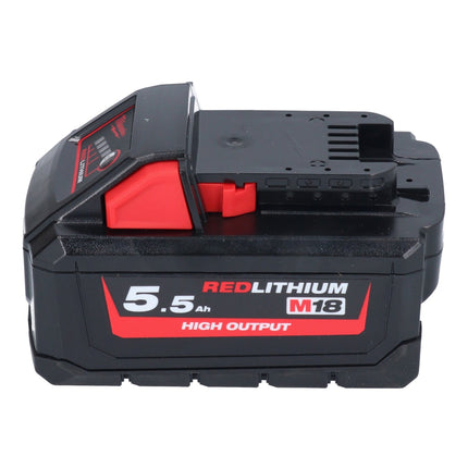 Milwaukee M18 NRG-554 Akku Starter Set High Output 18 V + 4x Akku 5,5 Ah ( 4x 4932464712 ) + M12-18 FC Ladegerät ( 4932451079 )