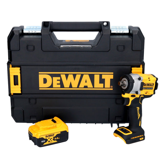 Avvitatore a impulsi a batteria DeWalt DCF 921 NT 18 V 400 Nm 1/2" brushless + 1x batteria ricaricabile 5,0 Ah + TSTAK - senza caricabatterie