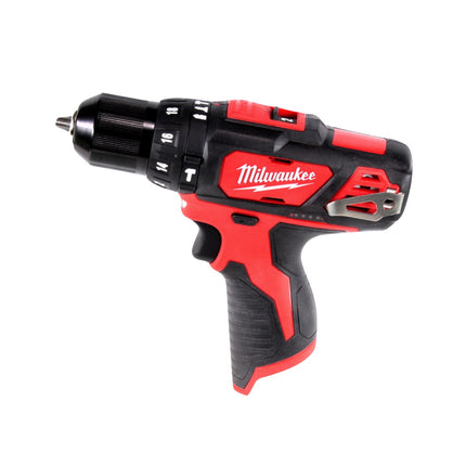 Milwaukee M12 BPD 12V 30Nm Solo Trapano a percussione a batteria + Valigetta - senza batteria, senza caricabatterie