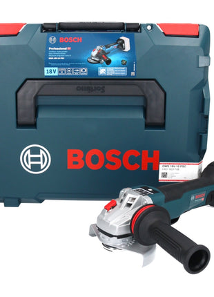 Bosch GWS 18V-10 PSC Professional Akku Winkelschleifer 18 V 125 mm ( 06019G3F0B ) Brushless + L-Boxx - ohne Akku, ohne Ladegerät - Toolbrothers