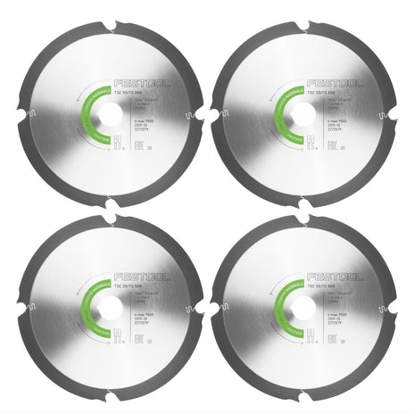 Festool 4x tarcza diamentowa 160 x 2,2 x 20 mm DIA4 do TS 55 R i TSC 55 ( 4x 201910 )