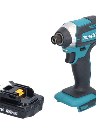 Makita DTD 152 Y1 Akku Schlagschrauber 18 V 165 Nm 1/4" + 1x Akku 1,5 Ah - ohne Ladegerät