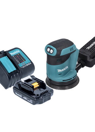 Makita DBO 180 SY1 Akku Exzenterschleifer 18 V 125 mm + 1x Akku 1,5 Ah + Ladegerät - Toolbrothers