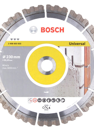 Bosch Diamant Trennscheibe Best for Universal 230 x 22,23 mm ( 2608603633 ) - Toolbrothers