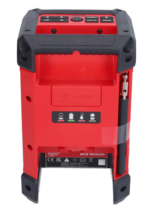 Milwaukee M12 RCDAB+-302 Akku Radio DAB+ 12 V + 2x Akku 3,0 Ah + Ladegerät