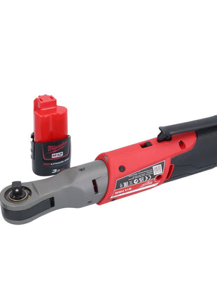 Milwaukee M12 FIR38-301 Clé à cliquet sans fil 12 V 75 Nm 3/8" 1/4" + 1x batterie 3,0 Ah - sans chargeur