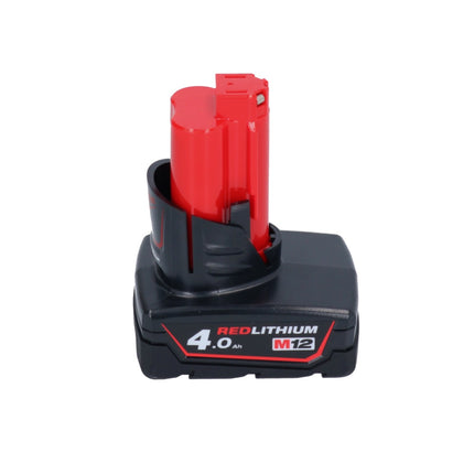 Milwaukee M12 FIR38-401 Cricchetto a batteria 12 V 75 Nm 3/8" 1/4" + 1x batteria ricaricabile 4,0 Ah - senza caricabatterie
