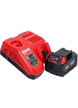 Milwaukee M18 FH-501 akumulatorowa wiertarko-wkrętarka 18 V 2,5 J SDS plus Brushless + 1x akumulator 5,0 Ah + ładowarka