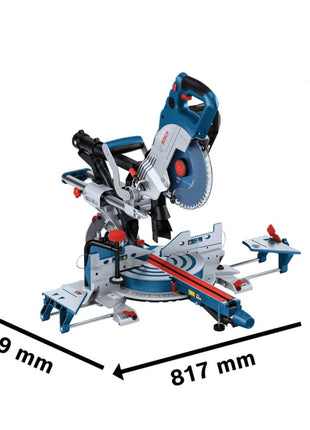 Bosch GCM 18V-216 DC Professional Akku Kappsäge Gehrungssäge 18 V 216 mm BITURBO Brushless Solo ( 0601B47000 ) - ohne Akku, ohne Ladegerät