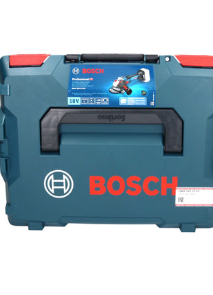 Amoladora angular a batería Bosch GWS 18V-10 SC 18 V 125 mm sin escobillas + 1x batería ProCORE 8,0 Ah + cargador + L-Boxx