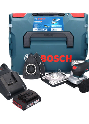 Bosch GSS 18V-13 Ponceuse vibrante sans fil 18 V + 1x batterie 2,0 Ah + chargeur + L-BOXX