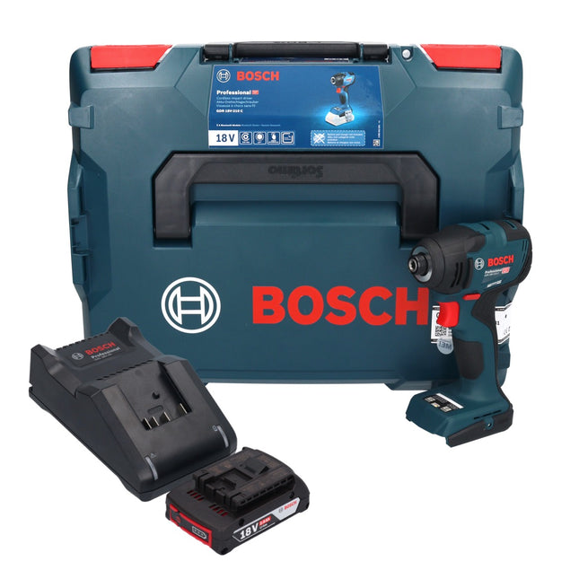 Bosch GDR 18V-210 C Professional Akku Drehschlagschrauber 18 V 210 Nm 1/4" + 1x Akku 2,0 Ah + Ladegerät + L-BOXX - Toolbrothers