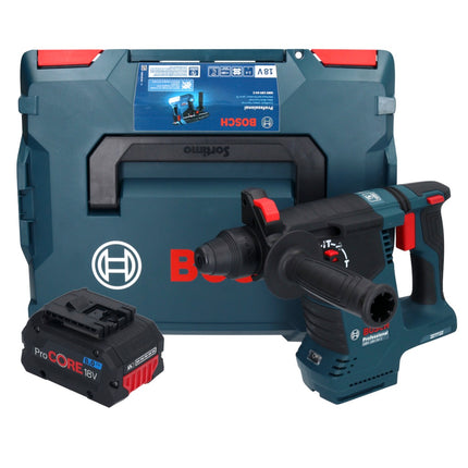 Bosch GBH 18V-24 C Martello rotativo professionale a batteria 18 V 2,4 J Brushless SDS plus + 1x batteria ricaricabile ProCORE 8,0 Ah + L-BOXX - senza caricabatterie