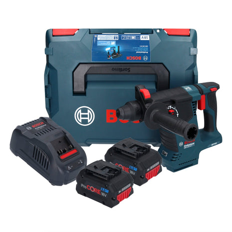 Bosch GBH 18V-24 C Marteau perforateur sans fil professionnel 18 V 2.4 J Brushless SDS plus + 2x accu ProCORE 8.0 Ah + chargeur + L-BOXX