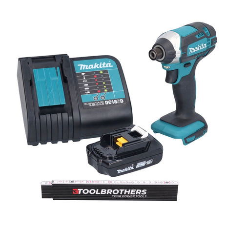 Toolbrothers Mât articulé + DTD 152 SY1 Clé à choc sans fil 18 V 165 Nm 1/4'' + 1x batterie 1,5 Ah + chargeur