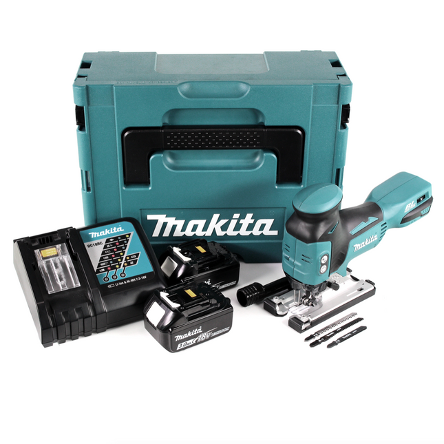 Makita DJV 181 RFJ Akku Pendelhubstichsäge 18V Brushless + 2x Akku 3,0Ah + Ladegerät + Makpac - Toolbrothers
