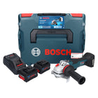 Bosch GWS 18V-10 PSC Professional Meuleuse angulaire sans fil 18 V 125 mm Brushless + 2x batterie ProCORE 8,0 Ah + chargeur + L-Boxx