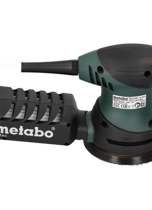 Metabo FSX 200 Intec Exzenterschleifer 240 W 125 mm + 4x Toolbrothers SPIDER Schleifnetz Set + Koffer