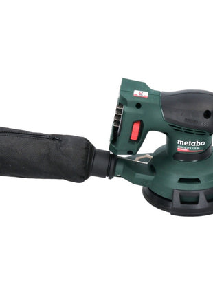 Lijadora excéntrica a batería Metabo SXA 18 LTX 125 BL 18 V 125 mm (600146840) sin escobillas + 4x juego de abrasivos de red Toolbrothers SPIDER + metaBOX - sin batería, sin cargador