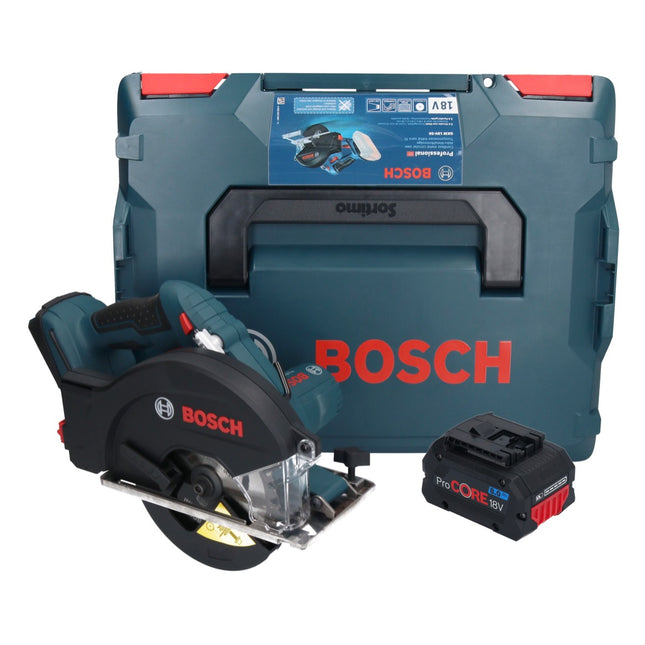 Bosch GKM 18V-50 Sega circolare professionale a batteria per metalli 18 V 136 mm senza spazzole + 1x batteria ProCORE 8,0 Ah + L-Boxx - senza caricabatterie