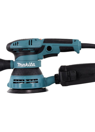 Makita BO 5041 Exzenterschleifer / Schleifmaschine 300 W 125 mm + 4x Toolbrothers SPIDER Netzschleifmittel Set - Toolbrothers