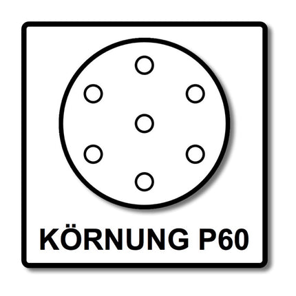 Festool Saphir STF D125/8 P36 SA/25 Schleifscheibe 125 mm P 36 25 Stk. ( 493125 ) für RO 125, ES 125, ETS 125, ETSC 125, ETS EC 125, LEX 125 - Toolbrothers