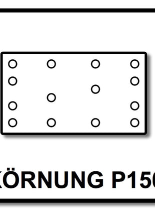 Festool Rubin 2 STF 93X178/8 P150 RU2/50 Schleifstreifen 93 x 178 mm P150 50 Stk. ( 499066 ) für RS 300, RS 3, LRS 93 - Toolbrothers