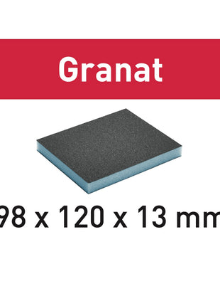 Festool Schleifschwamm Granat 98 x 120 x 13 mm 60 GR/6 Körnung 60 6 Stk. ( 201112 ) - Toolbrothers