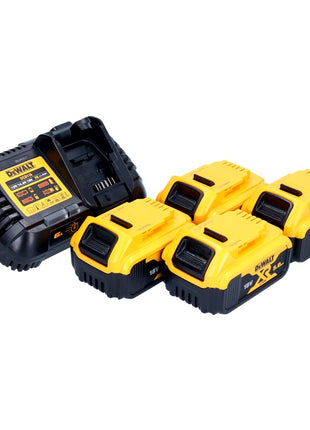 DeWalt Akku Starter Set 18 V 4x DCB 184 Akku 5,0 Ah + DCB 116 XR Schnell Ladegerät - Toolbrothers